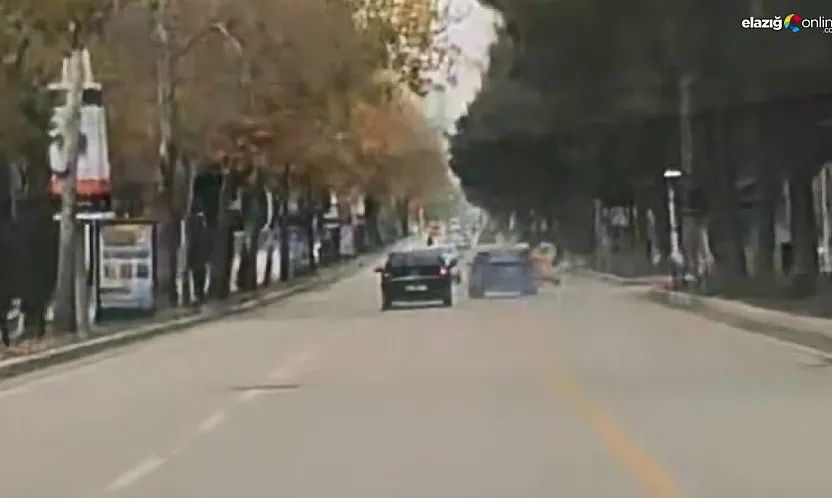 Elazığ'da kural tanımaz sürücü trafikte tehlike saçtı