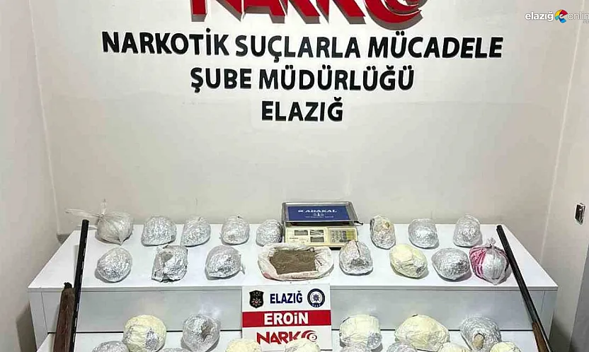 Adreslerden servet çıktı! Elazığ'da uyuşturucu şebekesine ağır darbe