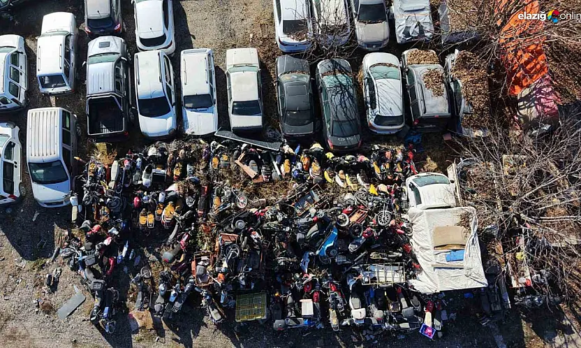 Elazığ yediemin otoparkında yasal süreç çıkmazı: Lüks araçların içinde otlar bitiyor!
