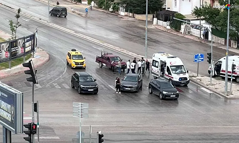Elazığ'da Zincirleme Kaza Panik Yarattı!