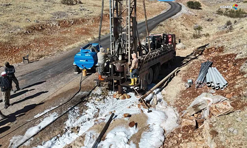 Elazığ Kovancılar Kuşçu Köyünde Su Hasreti Son Buldu!