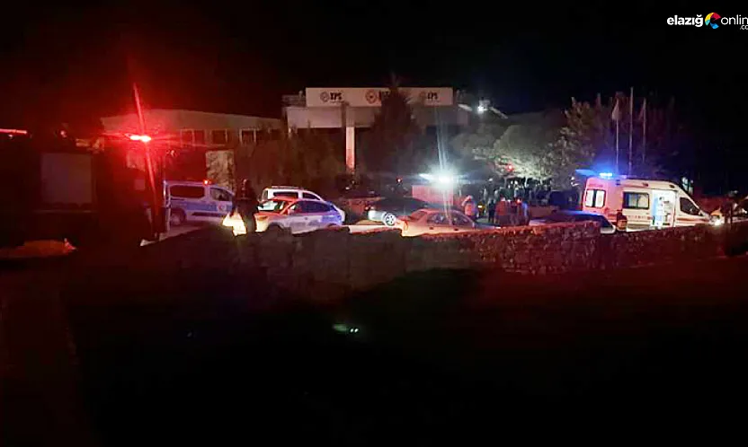 Elazığ OSB'de yangın paniği: 16 kişi dumandan etkilendi