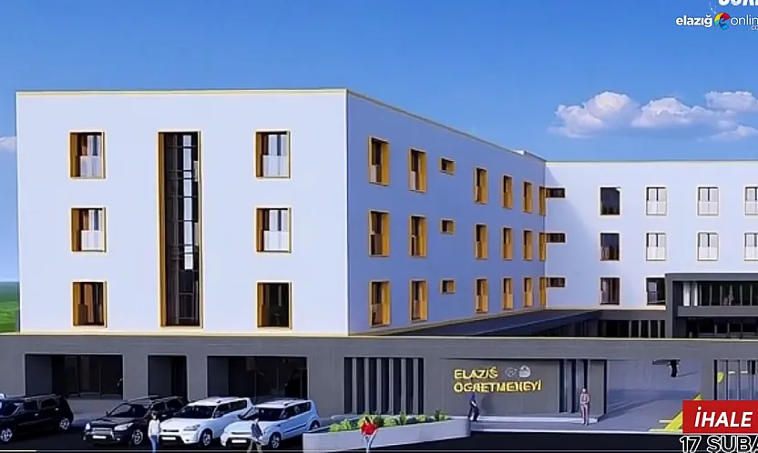 Elazığ yeni Öğretmenevi ihale tarihi belli oldu: İşte proje detayları