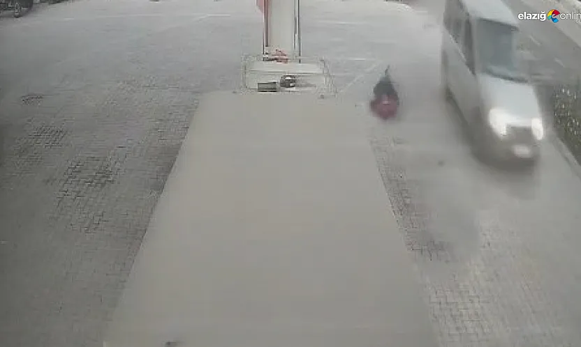 Baskil'de Dehşet! Eniştesine Araçla Çarpıp Kaçtı! O Anlar Kamerada!