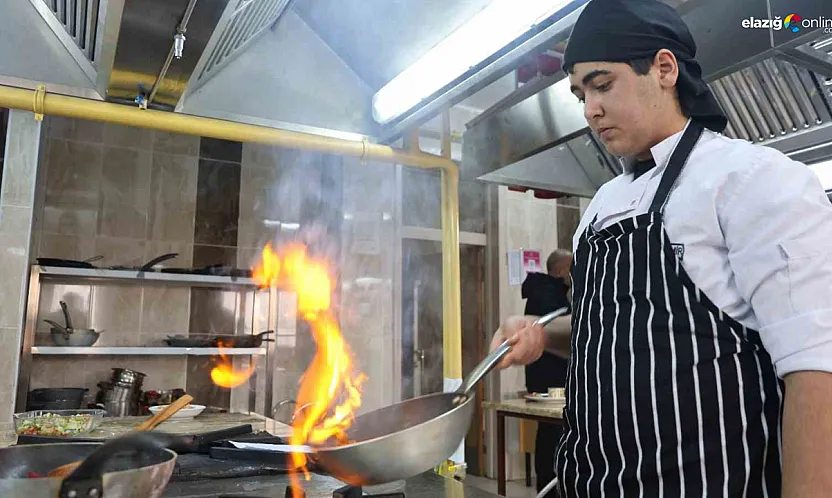 Günde 5 bin ekmek, bin çeşit yemek: Elazığ'ın gastronomi üssü bu lise!
