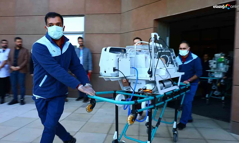 Fethi Sekin Şehir Hastanesi'nde gerçeğini aratmayan tatbikat