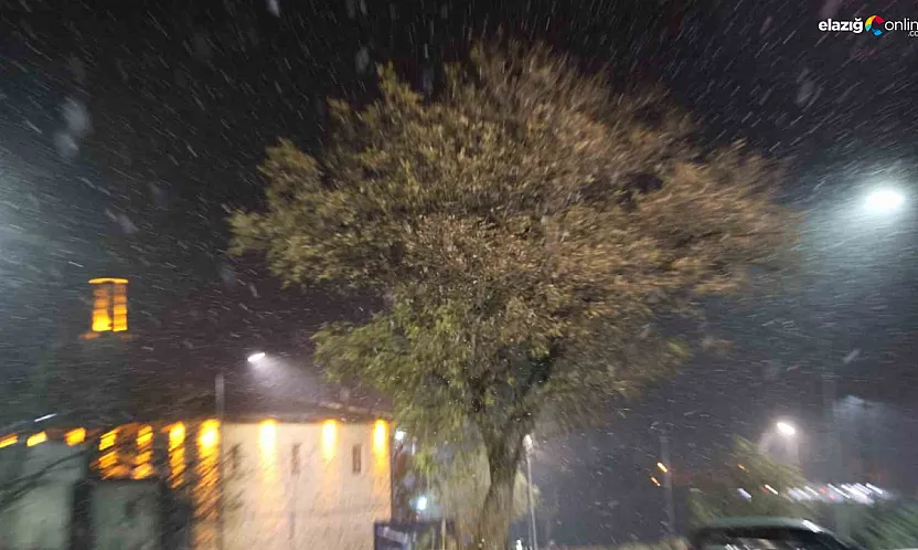 Tarihi Harput kışa merhaba dedi