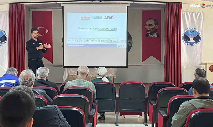 Keban'da Afetlere Karşı Hazırlık Kapasitesi Artırılıyor!