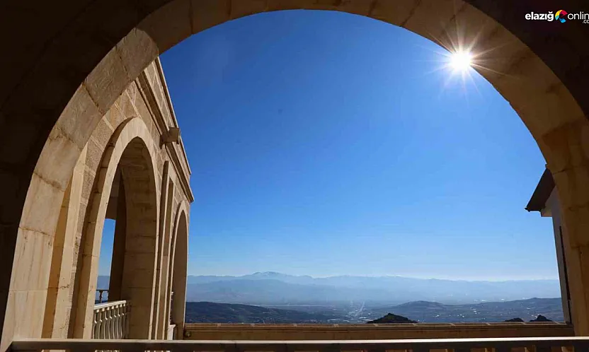 Harput'ta kış ortasında güneşli bir mola!