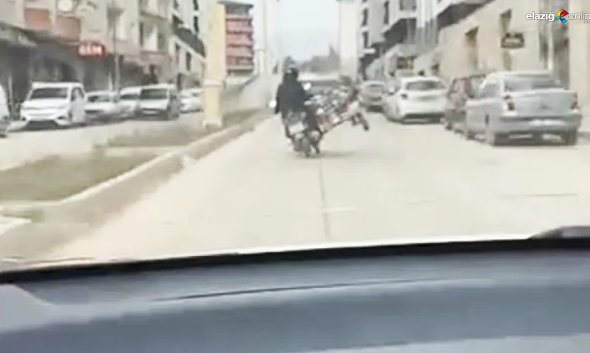 Rüstempaşa'da yürekleri ağza getiren görüntü: tüp dolu sepetle tek teker şov!
