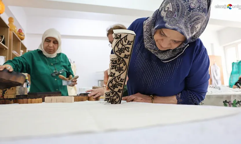 Unutulmaya yüz tutmuştu, şimdi stil oldu: Elazığ çit baskısına kadın eli değdi