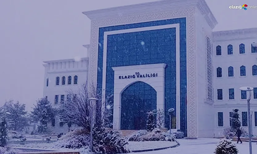 Valilik Duyurdu: Elazığ'da kreş, rehabilitasyon ve kurslara kar arası!