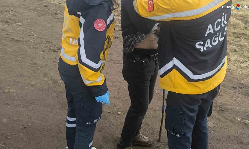 Karakoçan'da Yıldırım Dehşeti: Sürü Sahibinin Tam Yanına Düştü