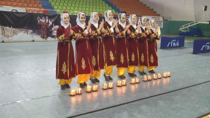 Elazığ'da halk oyunları yarışması sona erdi