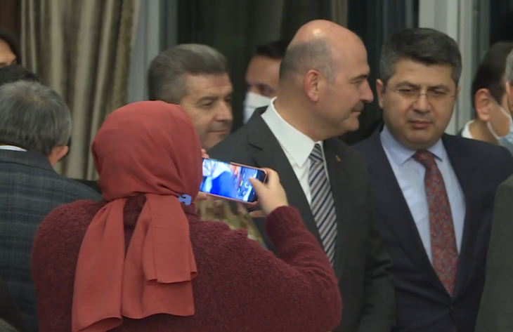 İçişleri Bakanı Süleyman Soylu Ankara'da şehit yakınlarıyla bir araya geldi