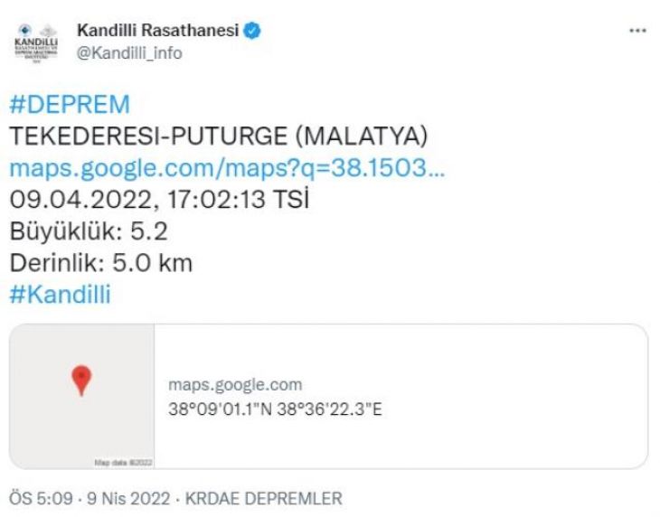 Malatya'nın Pütürge ilçesi beşik gibi!