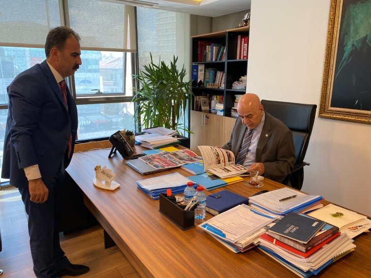 Milletvekili Aday Adayı Ercan Elazığ'ın sorunlarını İYİ Parti Genel Merkezi'ne sundu