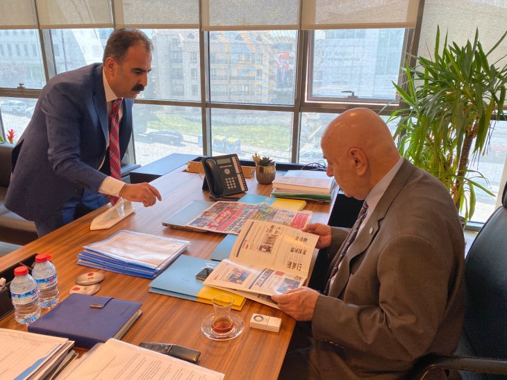 Milletvekili Aday Adayı Ercan Elazığ'ın sorunlarını İYİ Parti Genel Merkezi'ne sundu