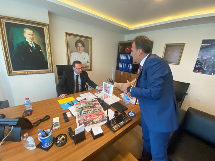 Milletvekili Aday Adayı Ercan Elazığ'ın sorunlarını İYİ Parti Genel Merkezi'ne sundu