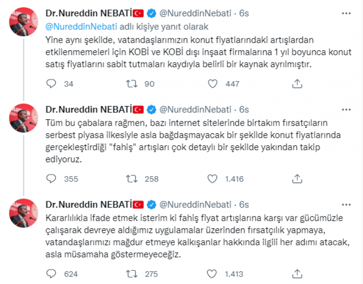 Bakanlık, bir günde konut fiyatlarını katlayan fırsatçılar için harekete geçiyor