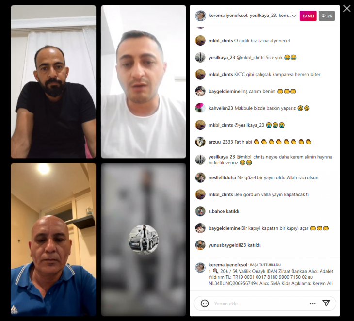 KKTC Elazığ Derneği minik Kerem Ali'ye nefes olmaya devam ediyor